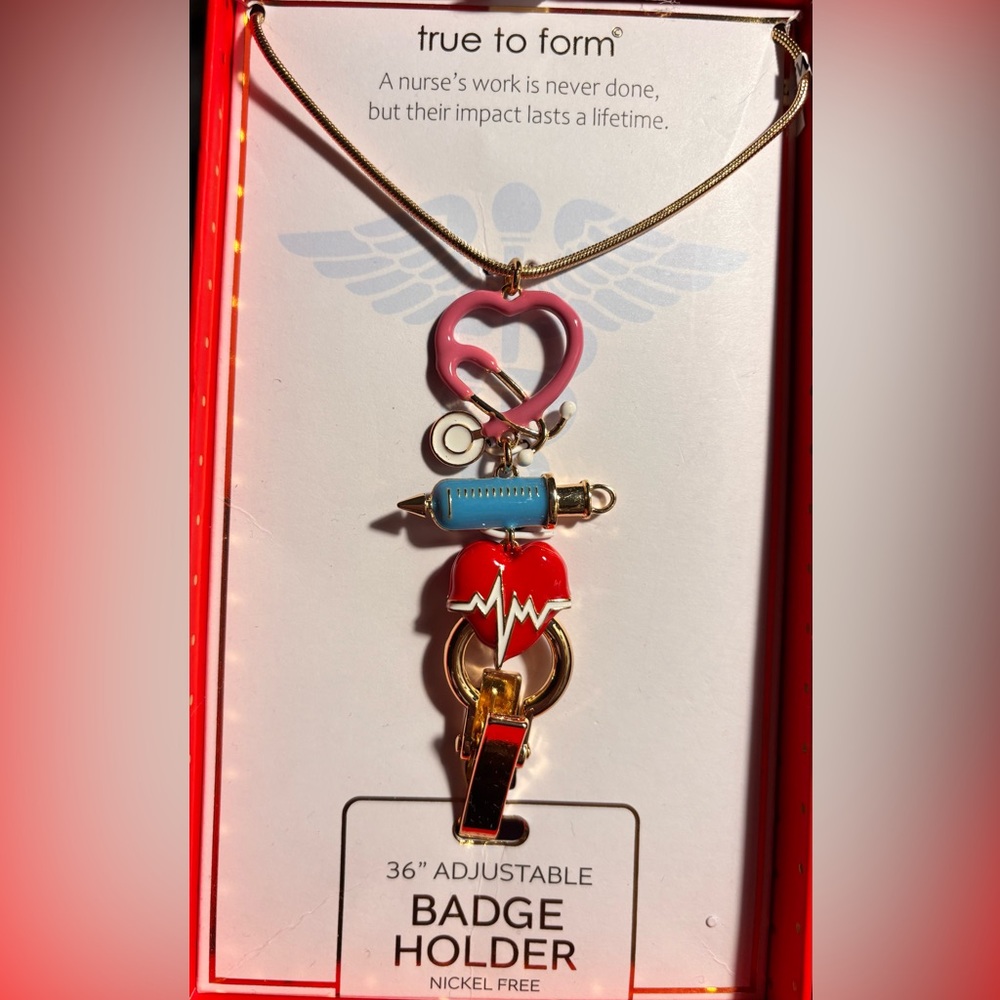 Viral Nurse badge holder True to Form